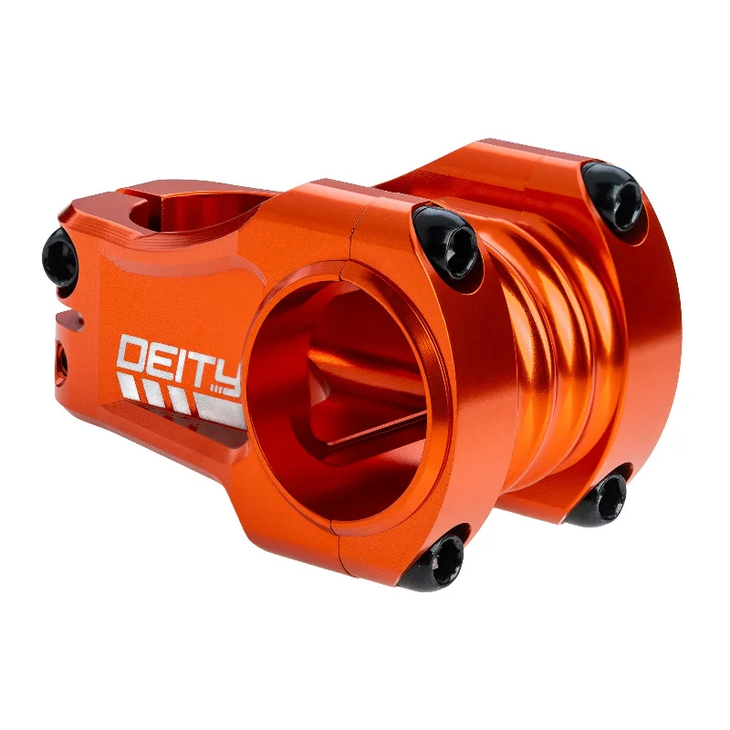 Road bike spacers-Deity Copperhead 42mm 31.8 Stem Orange