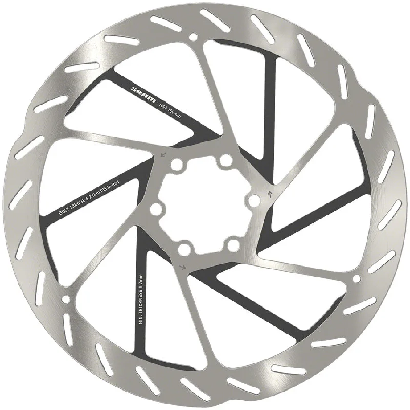 Road bike barends-Sram Rotor HS2 6-Bolt Rounded 180mm