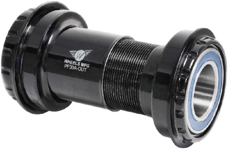 Cycling poncho waterproof-Wheels Manufacturing PF30A Frame to GXP Spindle Outboard Thread Together Bottom Bracket BLK