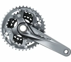 Mountain bike drivetrain-Shimano M4050 Alivio 9 Speed Crankset 175mm