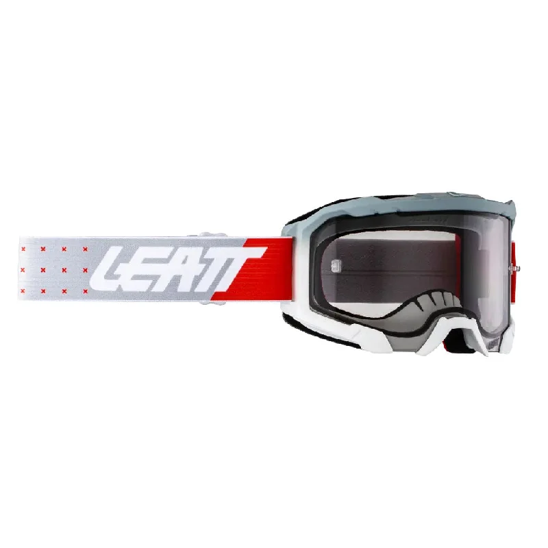 Bike wheel gauge-Leatt Velocity 4.5 Goggle 58% Lens Forge Light Grey