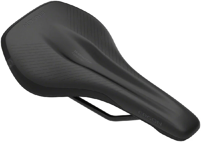 Bicycle cage mount-Ergon SR Allroad Core Comp Saddle - MD/LG Black/Gray