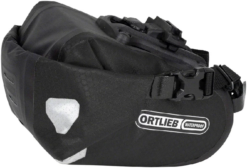 Cycling forearm sleeves-Ortlieb Two Saddle Bag Two 1.6L Black