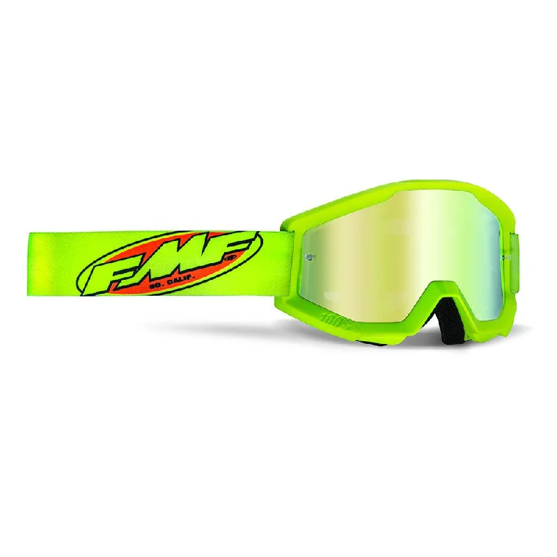 Bicycle speedometer wireless-FMF POWERCORE YOUTH GOGGLE - CORE YELLOW (MIRROR GOLD)