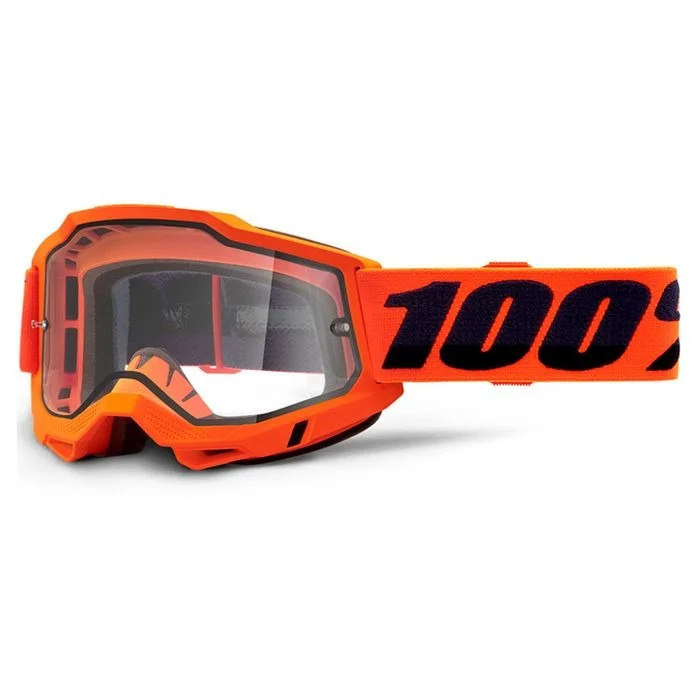 Cycling goggles clear-100% ACCURI 2 ENDURO MOTO ORANGE GOGGLE - CLEAR LENS