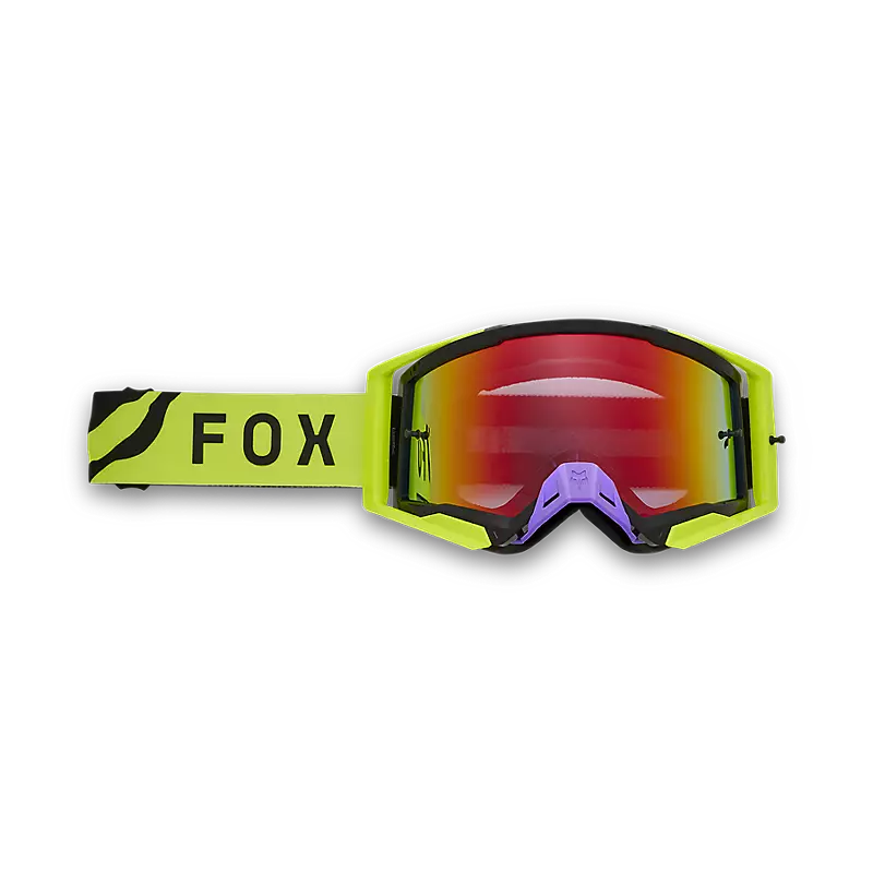 Mountain bike shock-Fox Racing Airspace Throttle Goggle - Spark - Black-Yellow