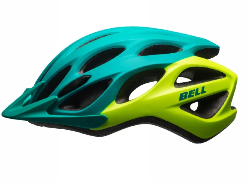 Bicycle cage mount-Bell Traverse MTB Helmet - Matt Emerald-Retina Sear