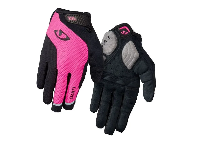 Bike wheel glow-Giro Strada Massa Supergel LF Cycling Glove - Womens - Bright Pink