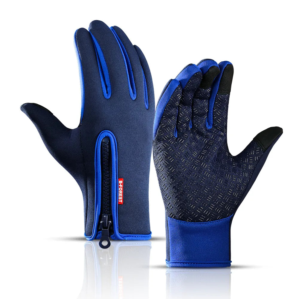 Bicycle fix kit-A0001 Unisex Touchscreen Winter Thermal Warm Full Finger Gloves For Cycling Bicycle Bike Ski Outdoor Camping Hiking Motorcycle