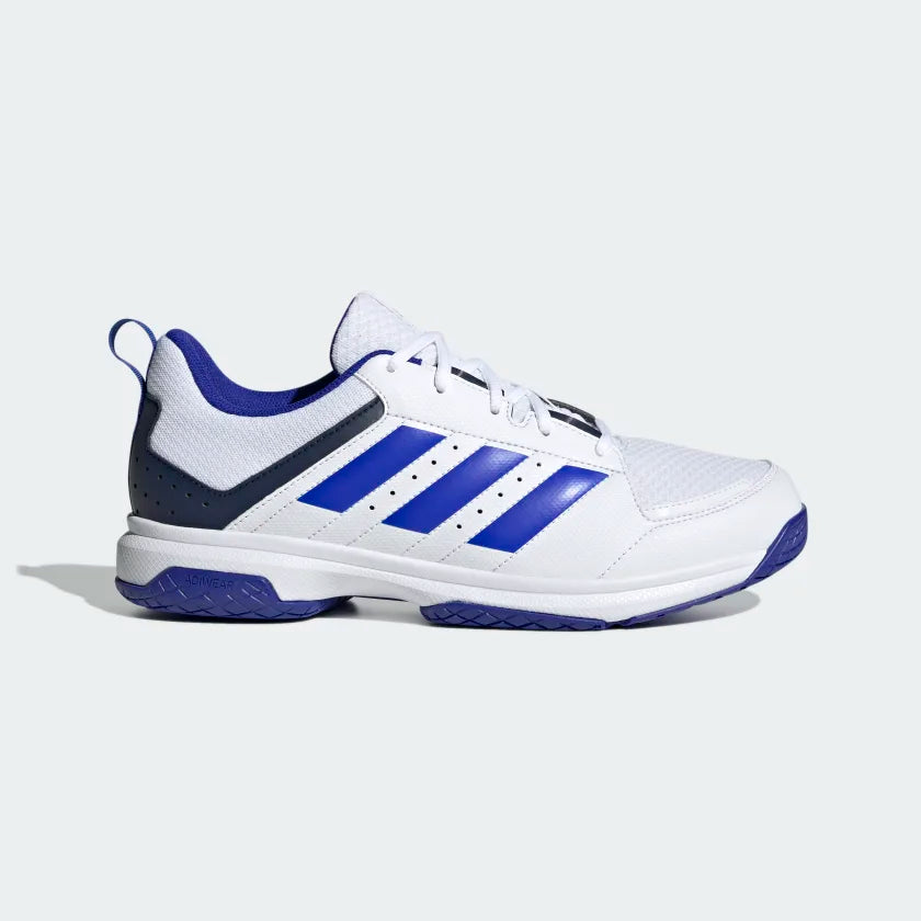 Cycling bottle insulated-Adidas Ligra 7 Badminton Shoes - Cloud White/Lucid Blue/Team Navy Blue 2