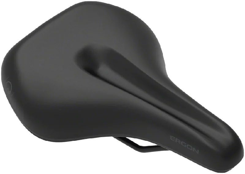 Bike seat pad-Ergon SC Core Prime Saddle - Black/Gray Womens Medium/Large