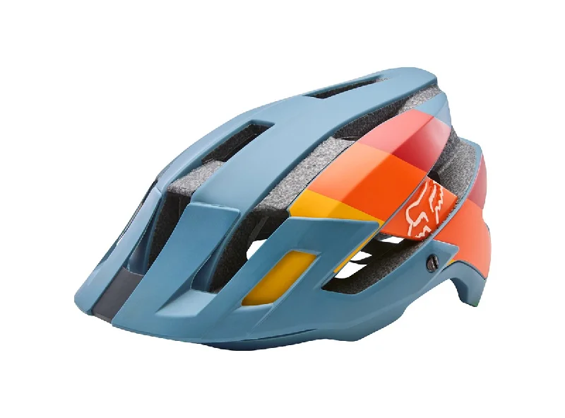 Bike chain polish-Fox Racing Flux Drafter MTB Helmet - Slate Blue - 2018