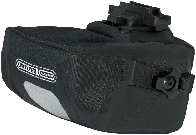 Road bike stem-Ortlieb Micro Two Saddle Bag 0.8L Black