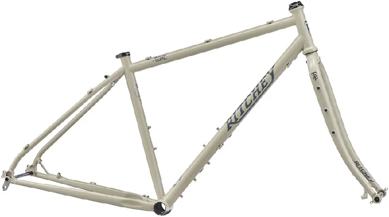 Road bike tubes-Ritchey Ascent Frameset - Steel Small Desert Dust