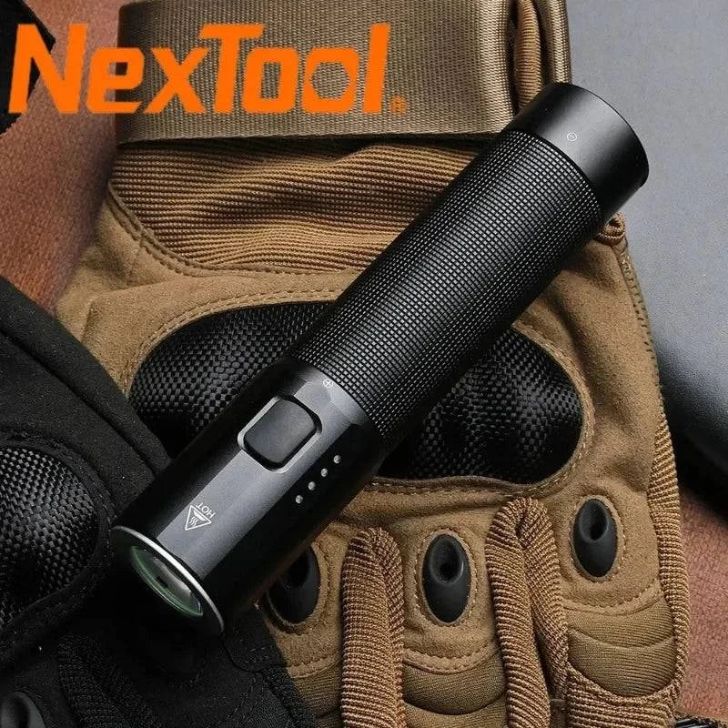 Mountain bike hubs-Xiaomi NexTool Outdoor Strong Light Flashlight 4500mAh LED Lamp Bead Waterproof 4 lighting Modes Multi-function Torch Power Bank