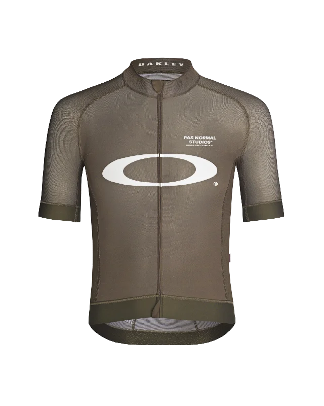 Bike frame tape-Oakley x Pas Normal Studios Mechanism Jersey - Black Olive