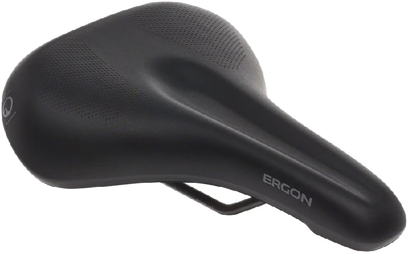 Bicycle top rack-Ergon ST Gel Saddle - Chromoly Black Womens Medium/Large