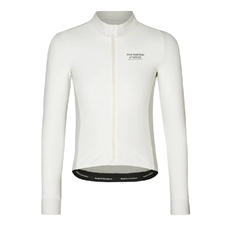 Bike chain spray-Mechanism Thermal Long Sleeve Jersey - Off White