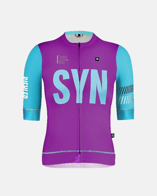 Cycling shine bands-Women's Syndicate Aero Jersey - Fresh Violet