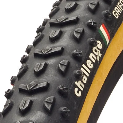 Road bike derailleur-Challenge Tire Grifo Pro Tire TLR - 700 x 38 Black/Tan