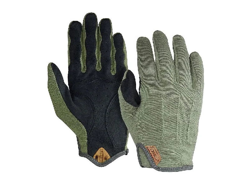 Cycling hand bands-Giro D'Wool Road Cycling Glove - Mil Spec Olive