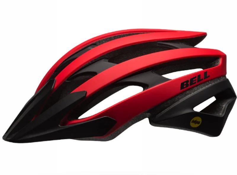 Bike seat riser-Bell Catalyst MIPS MTB Helmet - Matt Red