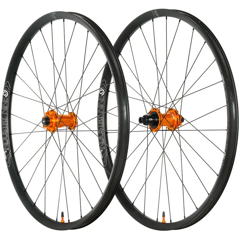 Bicycle chain scrub-Industry Nine Enduro S Classic 29" Wheels 15x110/12x148 XD Orange