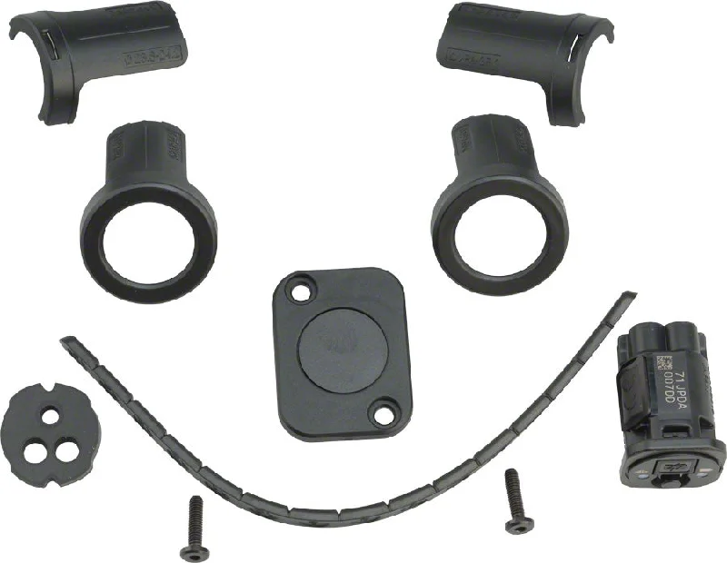 Bicycle brake discs-Shimano EW-RS910 Di2 Drop Handlebar/Internal Frame Junction Box - 2-Port Charging