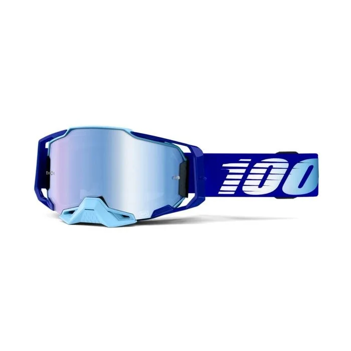 Bike chain degreaser-100% ARMEGA GOGGLE - ROYAL BLUE MIRROR LENS