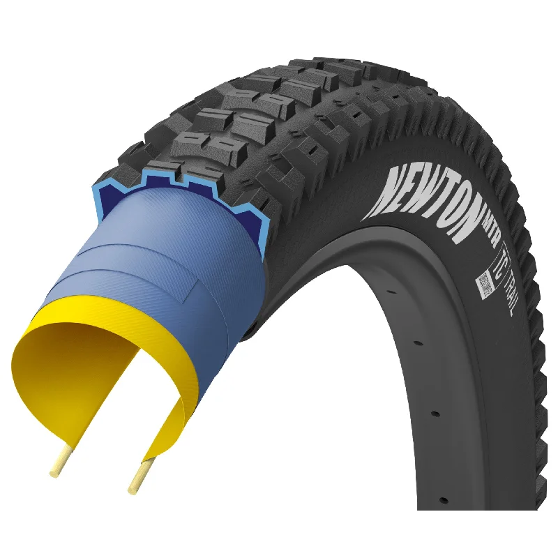 Bike wheel cones-Goodyear Newton MTR Trail Tubeless 29x2.4" Black