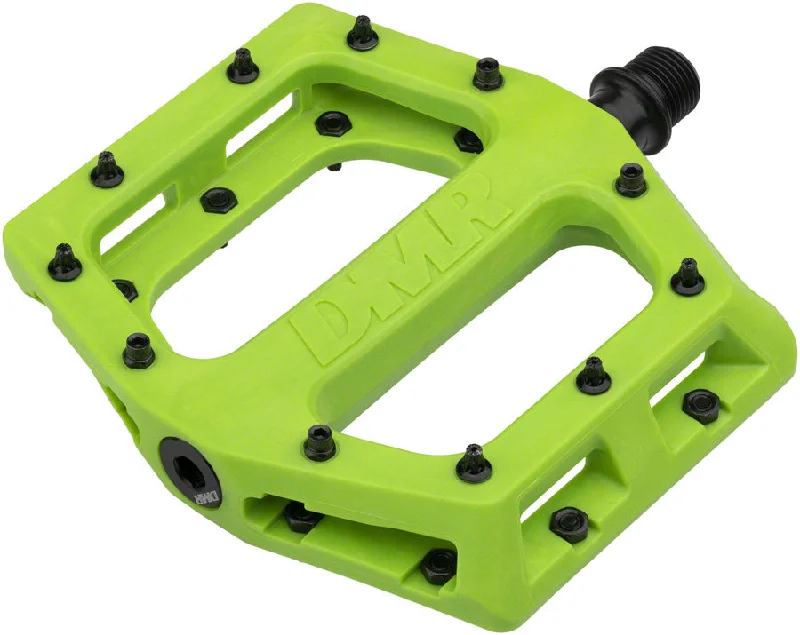 Bicycle lock bar-DMR V11 Pedals - Platform Composite 9/16" Green