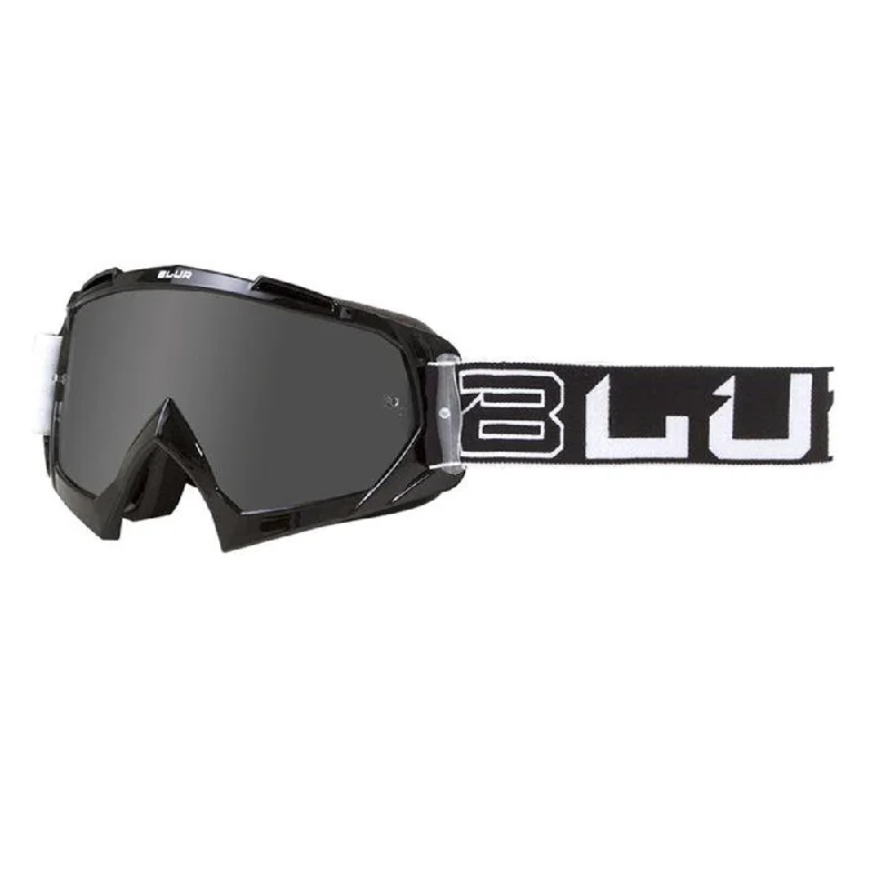 Bicycle chain scrub-BLUR B-10 TWO FACE 2020 GOGGLE - BLACK/WHITE