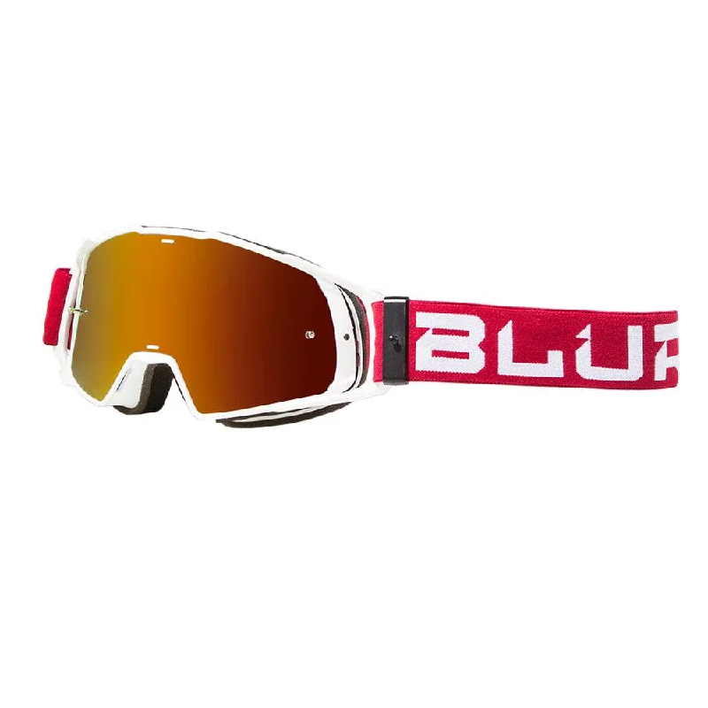 Bicycle derailleur wire-BLUR B-20 FLAT 2020 GOGGLE - RUBY RED/WHITE (RADIANT RED)