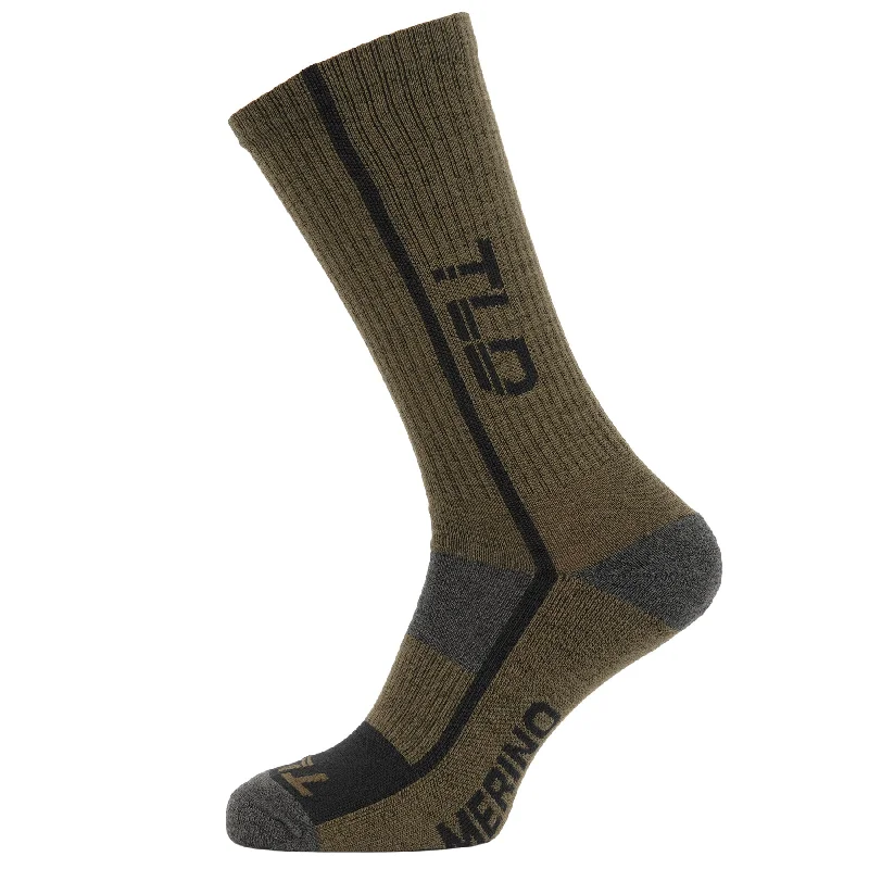 Bike frame wrap-Troy Lee Designs Chill Merino Wool Socks - Fatigue