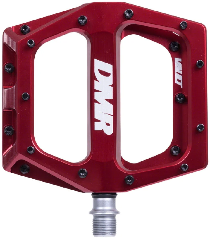 Road bike seatpost-DMR Vault Pedals - Platform Aluminum 9/16" Deep Red