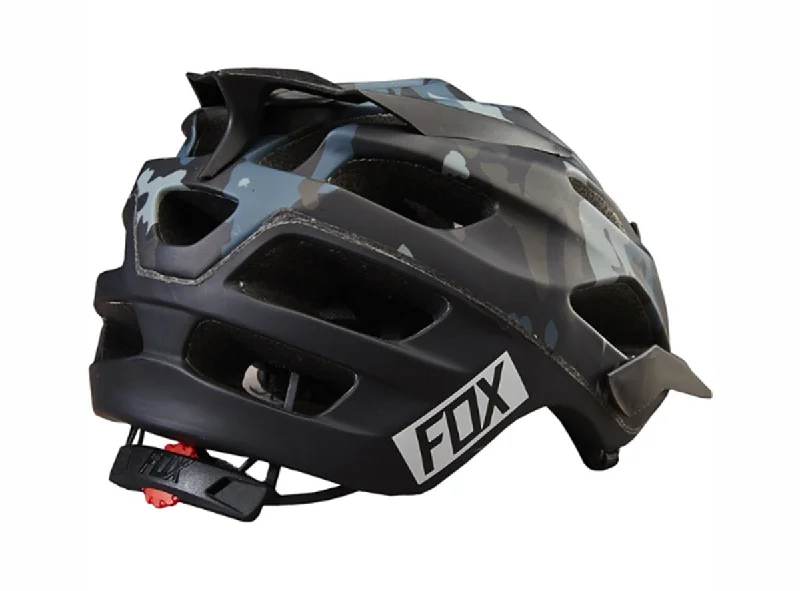 Bicycle rack hook-Fox Racing Flux MTB Helmet - Camo - Black