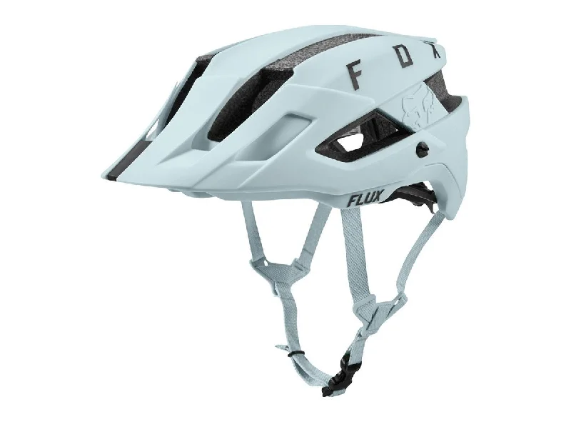 Bike seat lock-Fox Racing Flux MTB Helmet - Solid - Ice - 2019