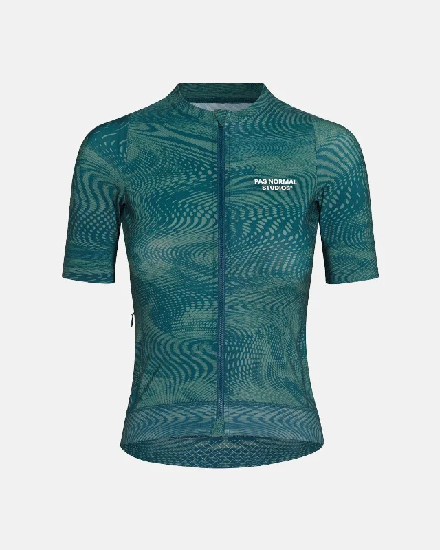 Cycling phone strap-Women's Essential Jersey — Teal Psych