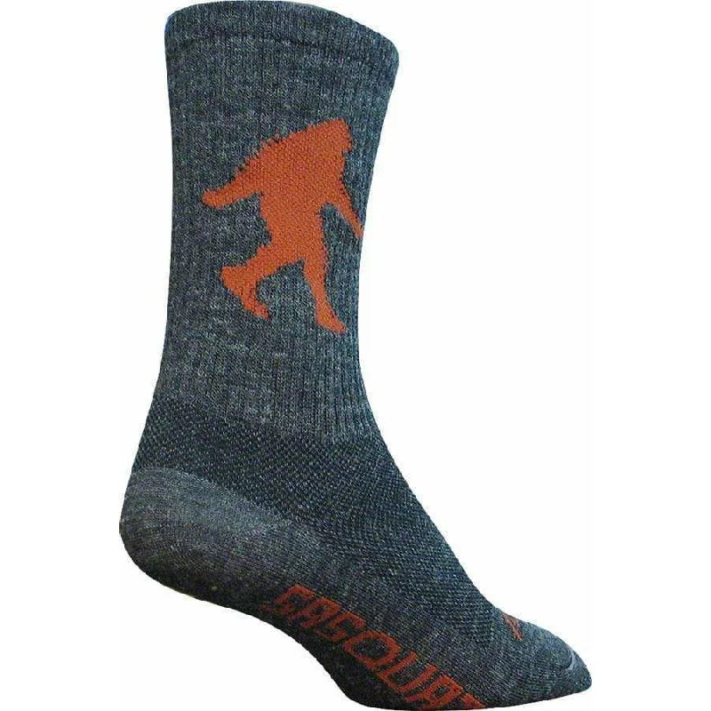 Bicycle trailer hitch-Wool Sasquatch Cycling Socks - 6 inch