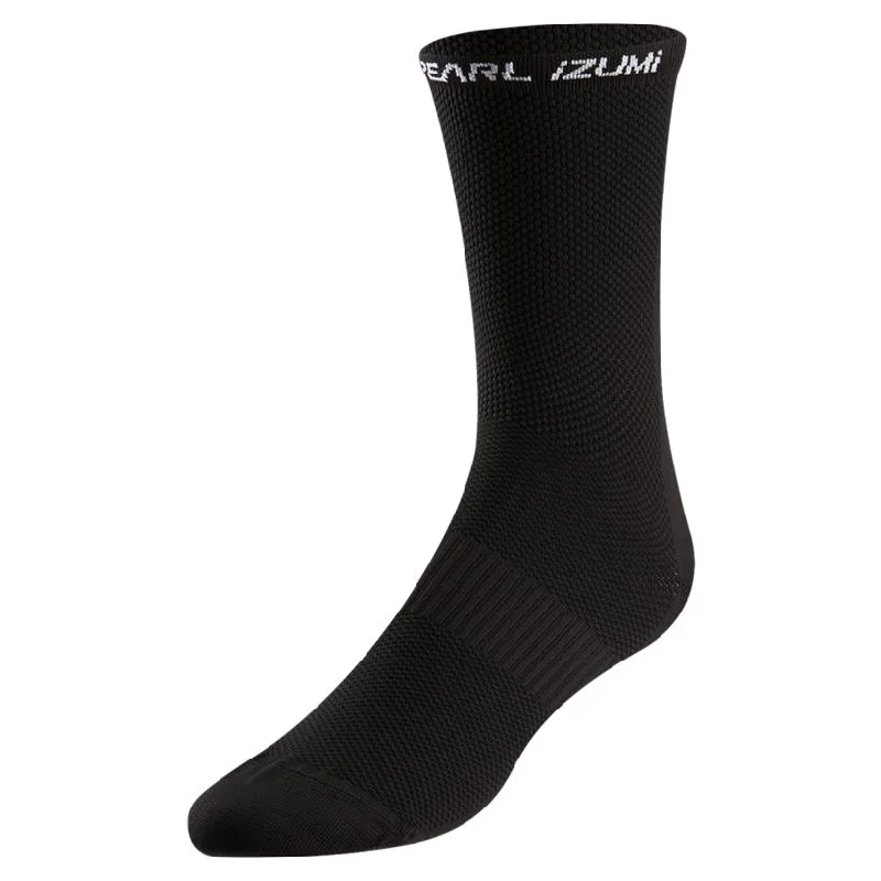 Cycling shin warmers-Elite Tall Cycling Sock - Black