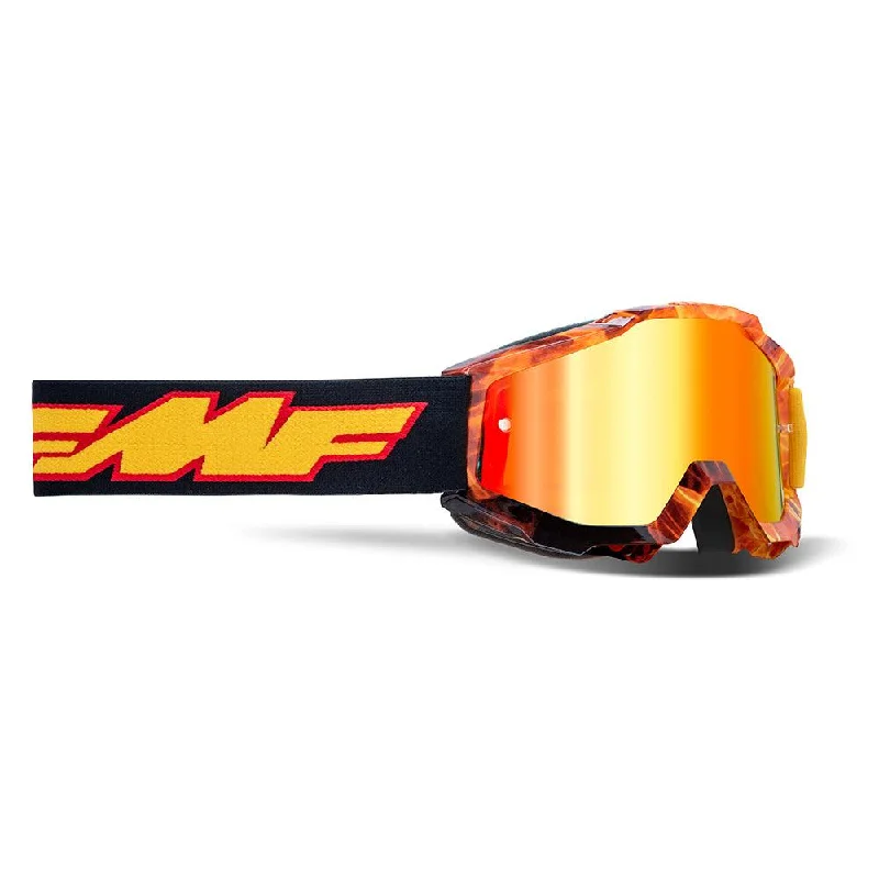 Bike wheel LEDs-FMF POWERBOMB YOUTH GOGGLE - SPARK (MIRROR RED)