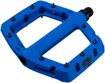 Cycling water pouch-RaceFace Chester Pedals - Platform, Composite, 9/16", Large, Blue